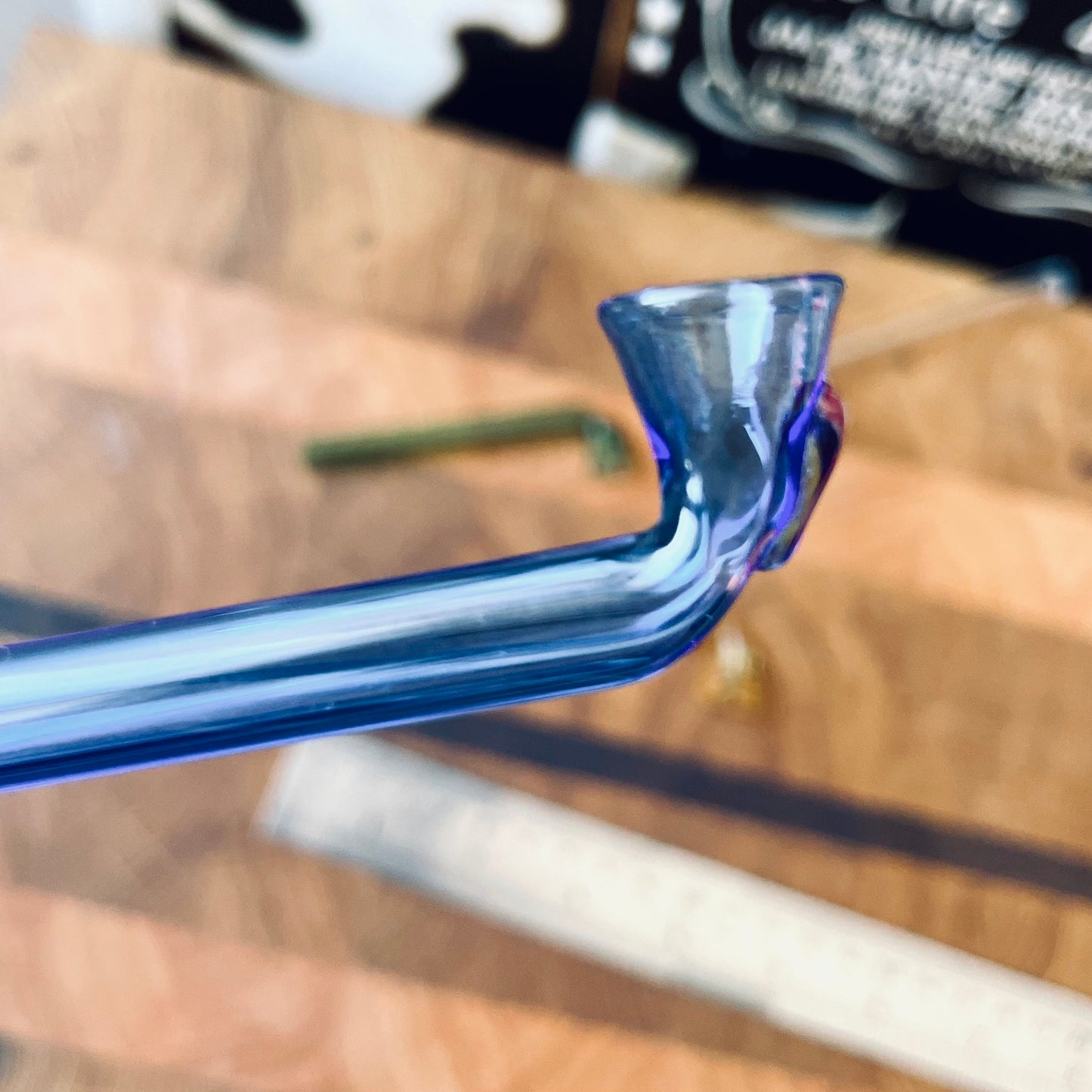 COLOR GLASS PIPE | One hitter smoking pipe, hand crafted pocket glass chillum, oil burner pipe