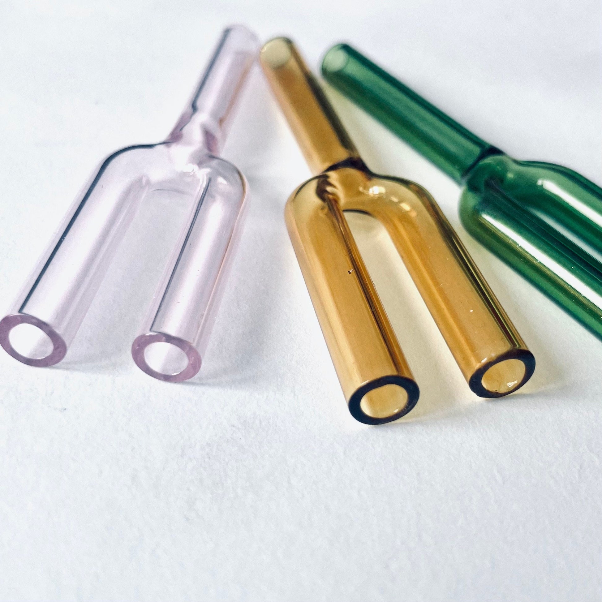 Wavy Reusable Glass Straws – Tortuga